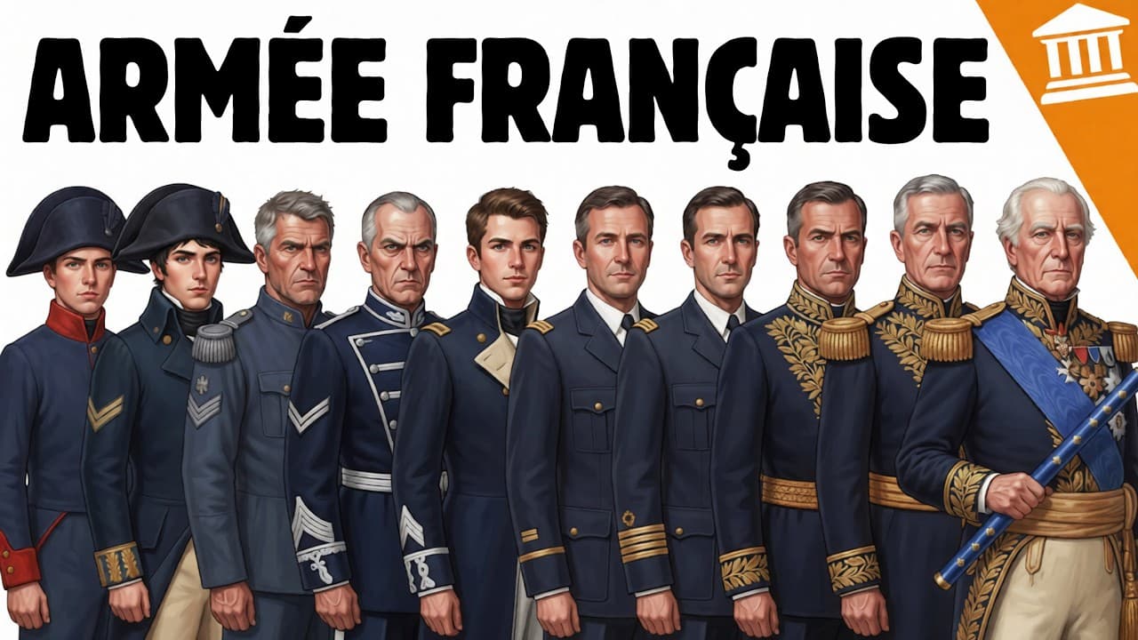 Chaque Grade de l'Armée Française Expliqué