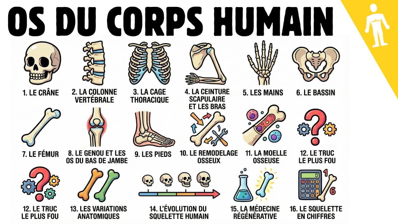 Tous les Os du Corps Humains Expliqués
