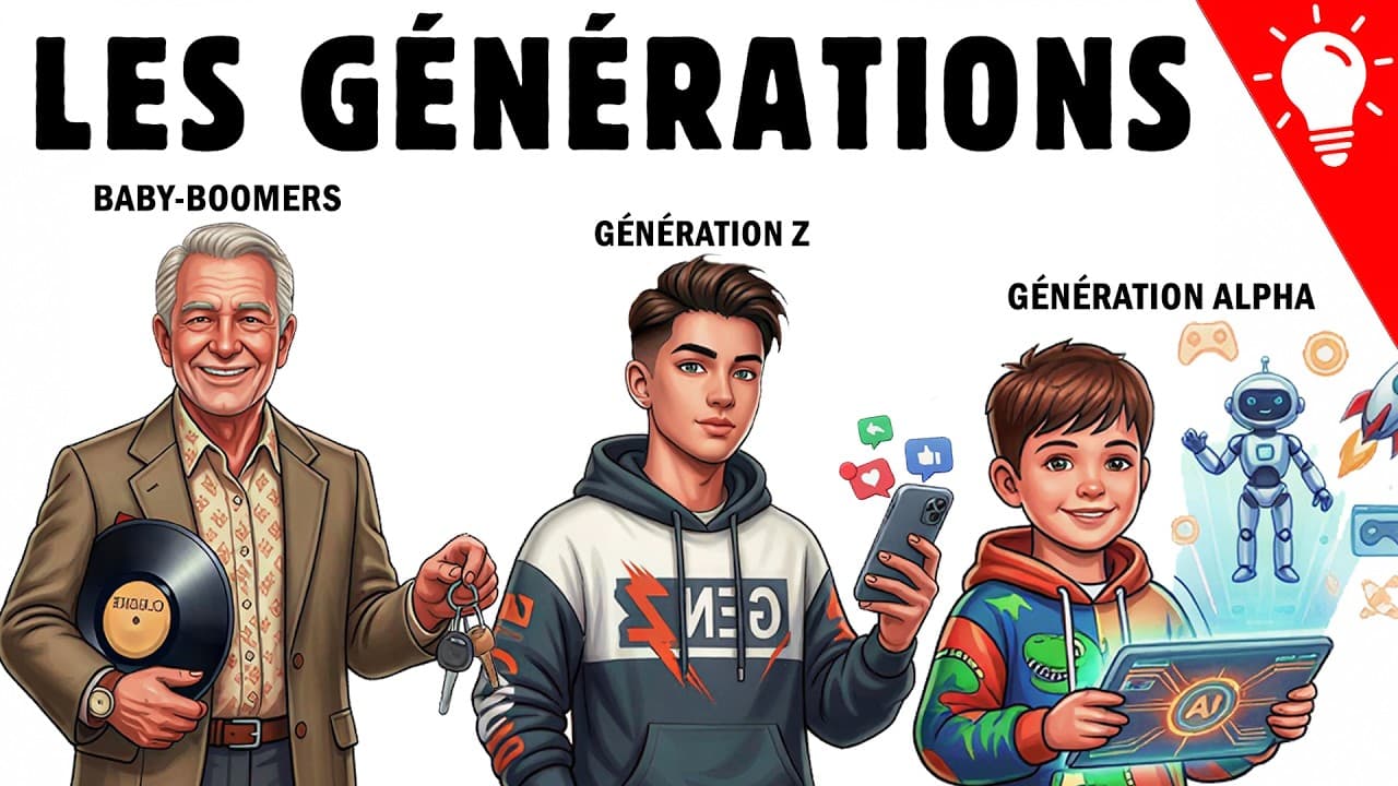 La Psychologie de Chaque Génération Expliquée (Boomer, Gen Z, Alpha)